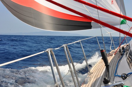 Gennaker at 10 knots speed